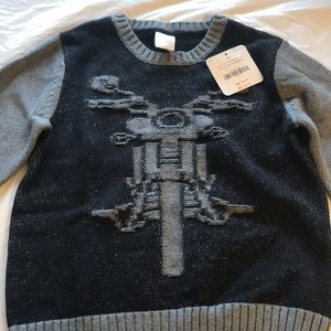 Very cute motorcycle sweater